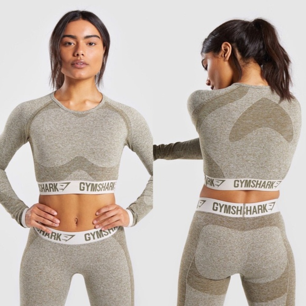 Gymshark flex long sleeve crop top